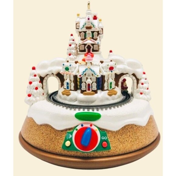 Hallmark Keepsake Rock Candy Railroad Christmas Ornament Sounds Lights Motion - Picture 2 of 9